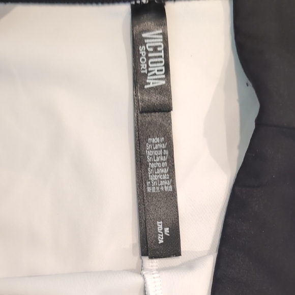 Victoria Sport Floral Women's Bike Shorts - Black with White and Pink Accents - Picture 2 of 2